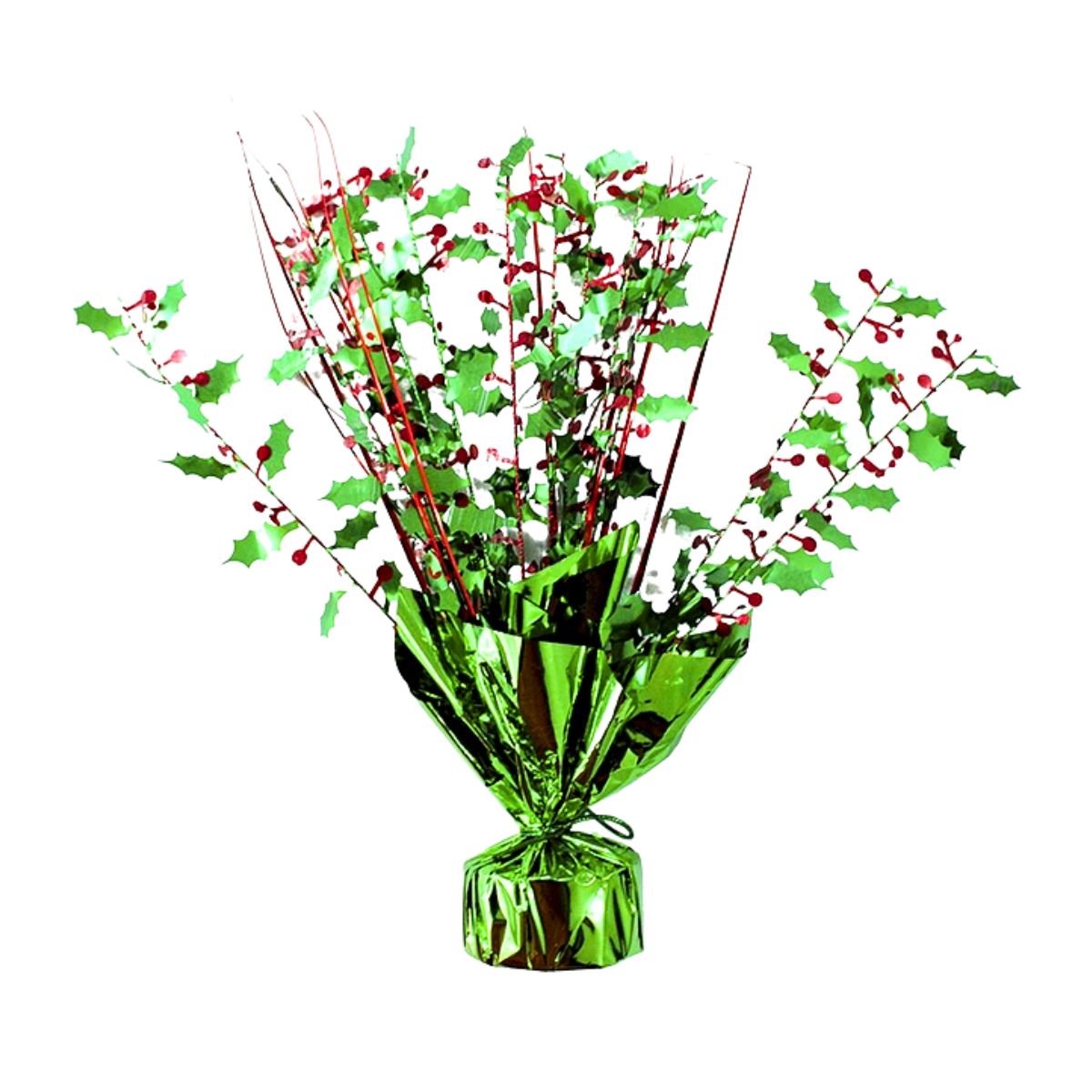 Centro de Mesa Navideño Verde 30cm - Louicid