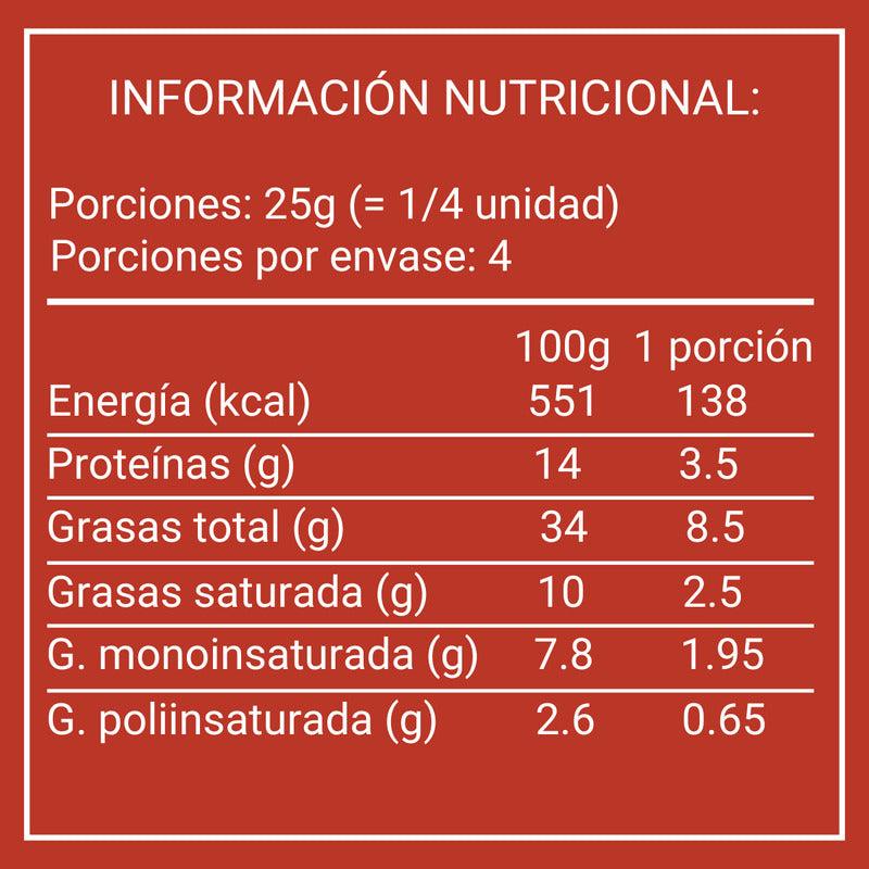 Chocolate Con Leche Y Maní 100gr Libre De Gluten Full Maní - Louicid