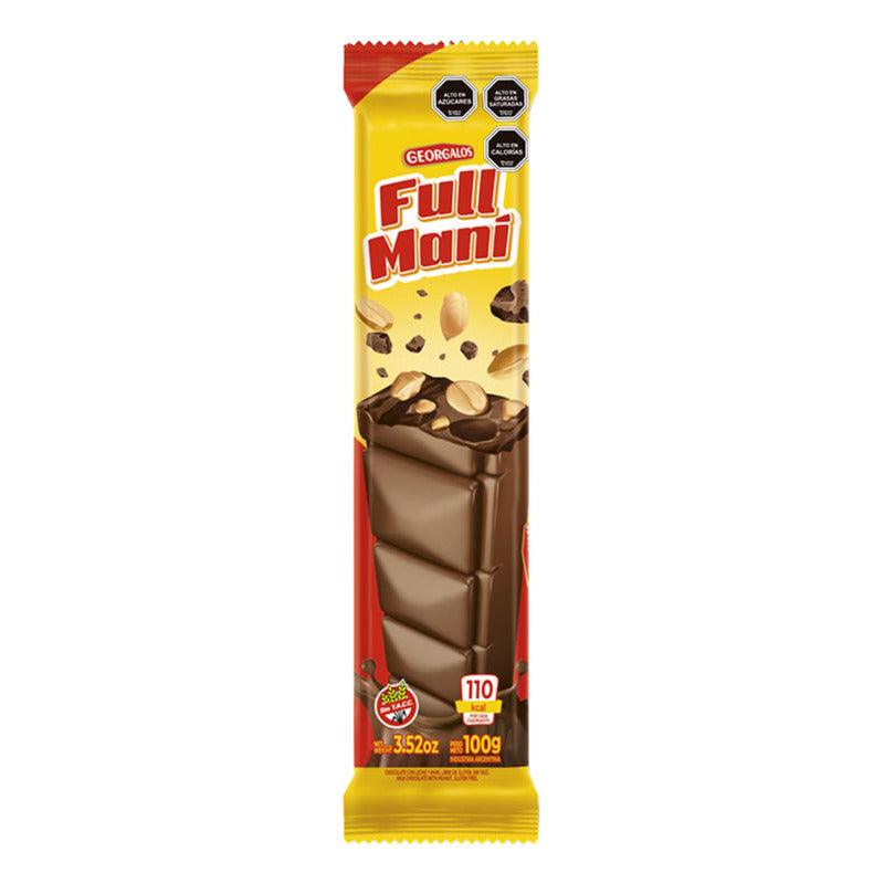 Chocolate Con Leche Y Maní 100gr Libre De Gluten Full Maní - Louicid