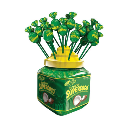 Chupetas Bombón Supercoco 48 unidades - Louicid
