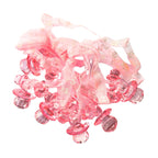 Chupete Rosado Con Cinta 6pcs Baby Shower - Louicid