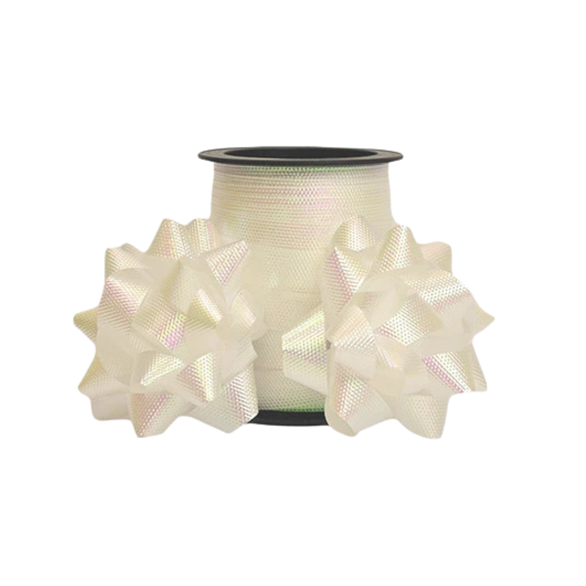 Cinta Regalo Lazos Navidad 10 metros Blanco - Louicid