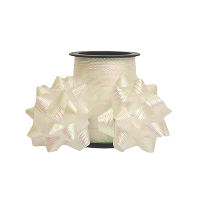 Cinta Regalo Lazos Navidad 10 metros Blanco - Louicid