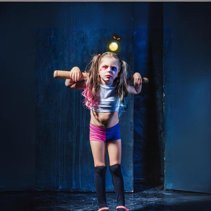 Cintillo Gato Negro Con Luces Led Accesorio Para Halloween - Louicid