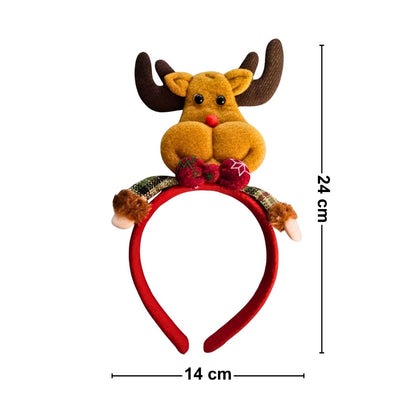 Cintillo Niña Navideño Reno con Manos Medidas - Louicid