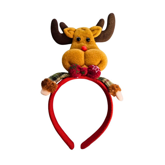 Cintillo Niña Navideño Reno con Manos - Louicid