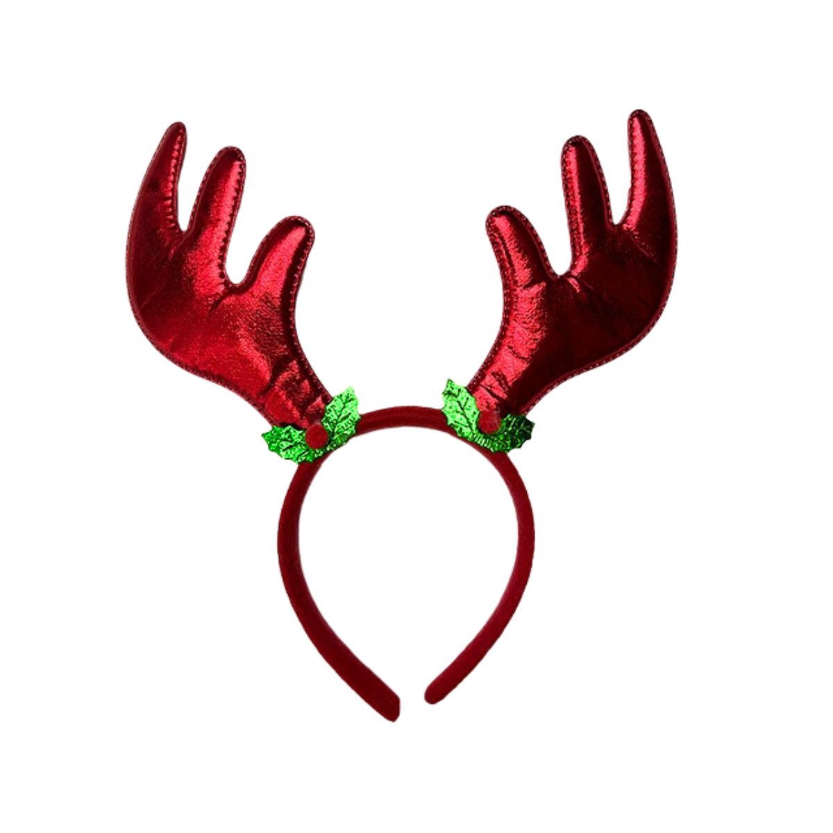 Cintillo Niña Reno Rojo Navidad - Louicid