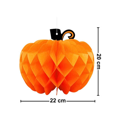 Colgante Calabaza Naranja 20cm Halloween Medidas - Louicid