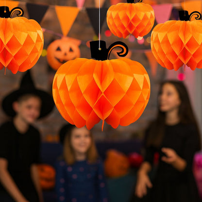 Colgante Calabaza Naranja 20cm Fiesta Halloween - Louicid