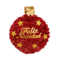 Colgante Esfera Feliz Navidad 28cm - Louicid