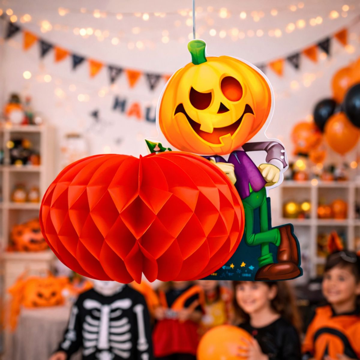 Colgante Muñeco Calabaza 3D Fiesta Halloween - Louicid