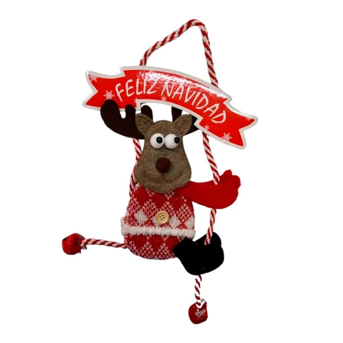 Colgante Navideño 33cm con Personaje Reno - Louicid