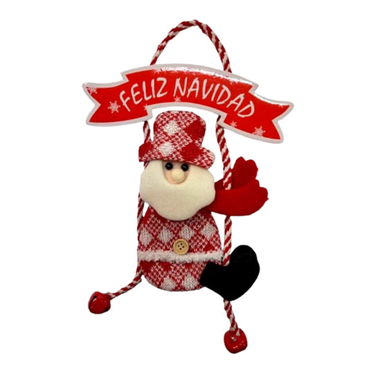 Colgante Navideño 33cm con Personaje Viejo Pascuero - Louicid