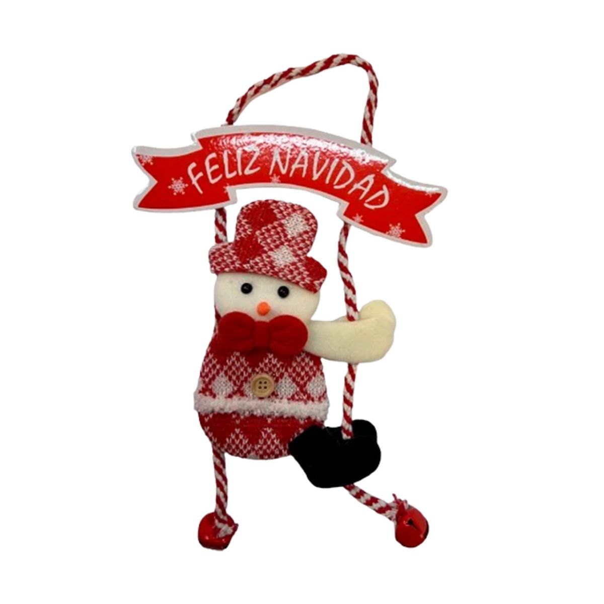 Colgante Navideño 33cm con Personaje Muñeco Nieve - Louicid