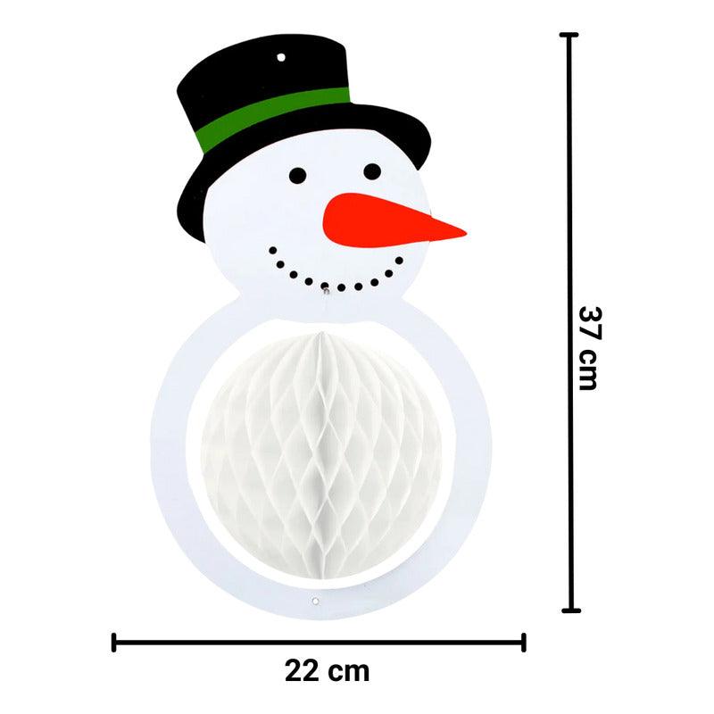 Colgante Muñeco De Nieve 37x22cm Decoración Para Navidad - Louicid