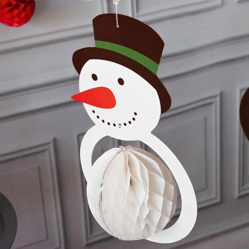 Colgante Muñeco De Nieve 37x22cm Decoración Para Navidad - Louicid