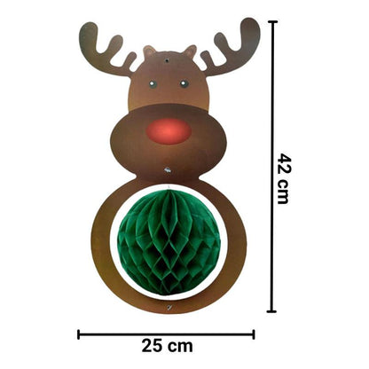 Colgante Reno 42x25cm Decoración Para Navidad - Louicid