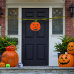Colgante Puerta Calabaza 30cm Decoración Halloween Exterior - Louicid