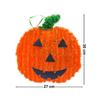 Colgante Puerta Calabaza 30cm Decoración Halloween Medidas - Louicid