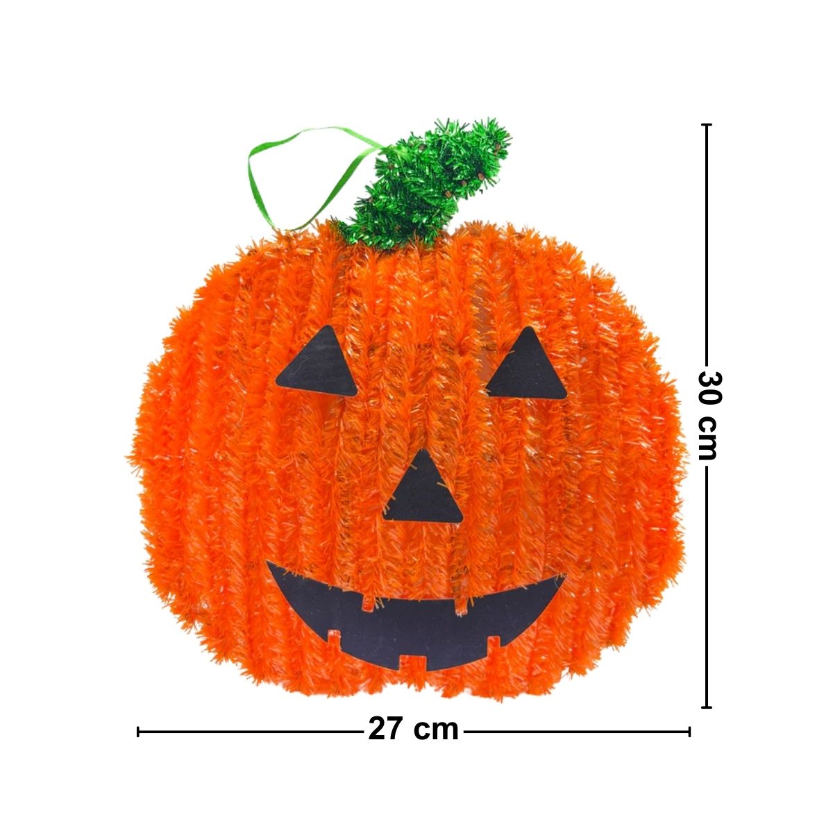 Colgante Puerta Calabaza 30cm Decoración Halloween Medidas - Louicid