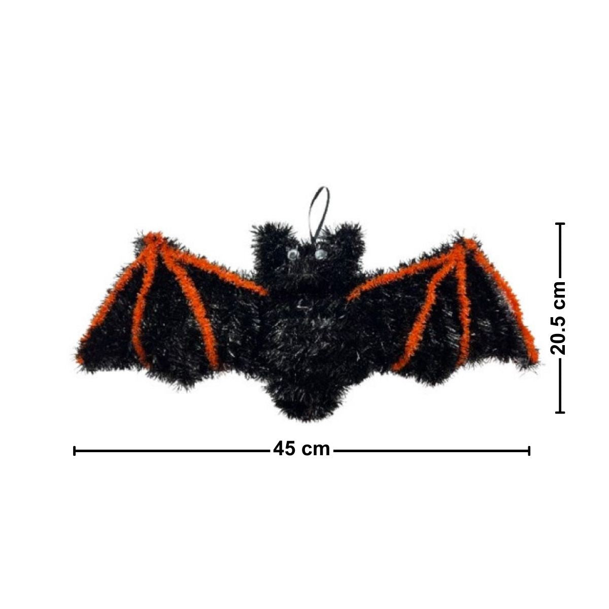 Colgante Puerta Murcielago 45cm Decoración Halloween Medidas - Louicid