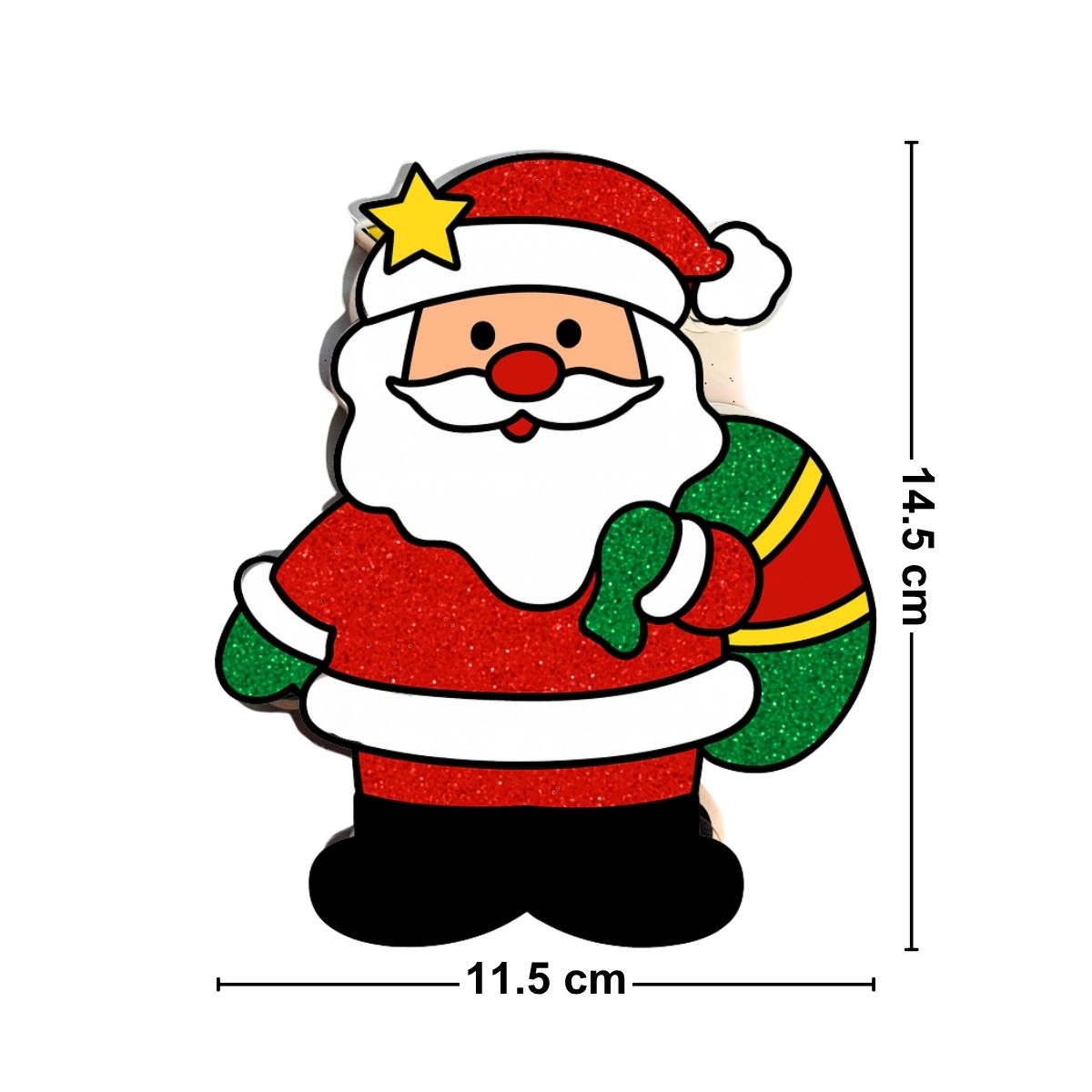 Colgante Viejo Pascuero Con Luz Led Pequeño Medidas - Louicid