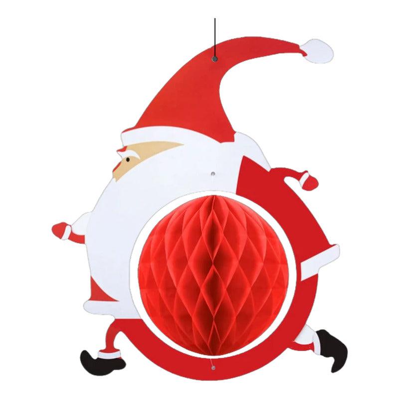 Colgante Viejo Pascuero 35x29cm Decoración Para Navidad - Louicid