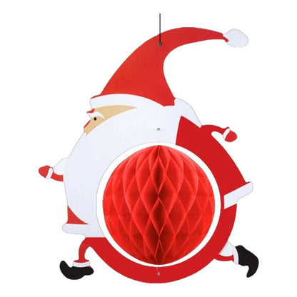 Colgante Viejo Pascuero 35x29cm Decoración Para Navidad - Louicid