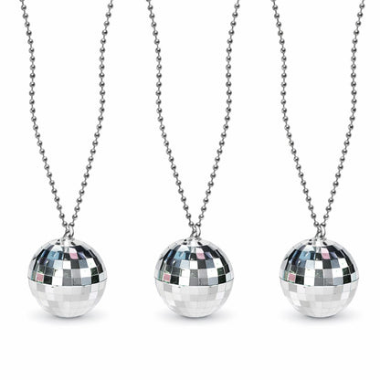Collar Disco Plata Fiesta 3pzas - Louicid