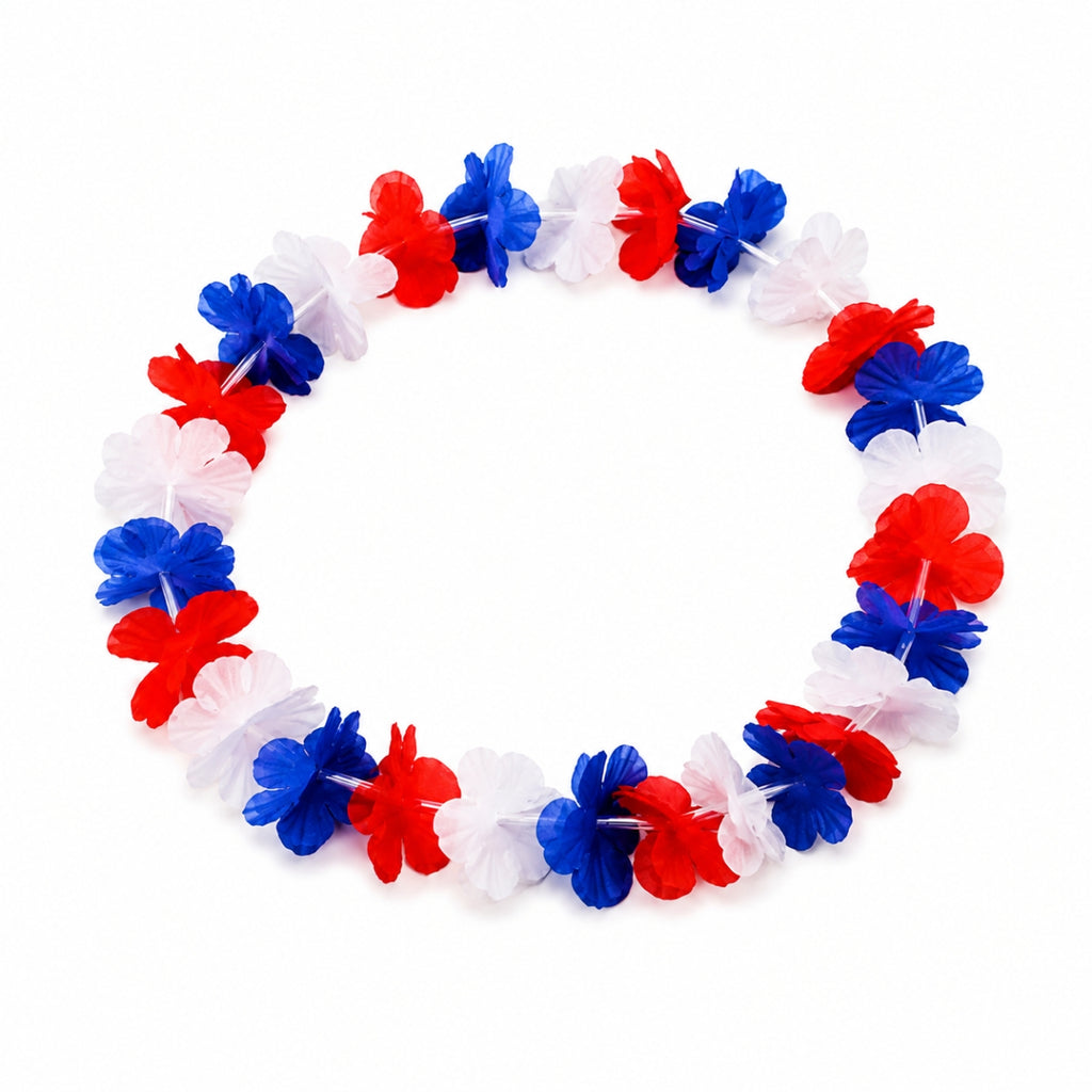 Collar Hawaiano Fiestas Patrias Tricolor - Louicid