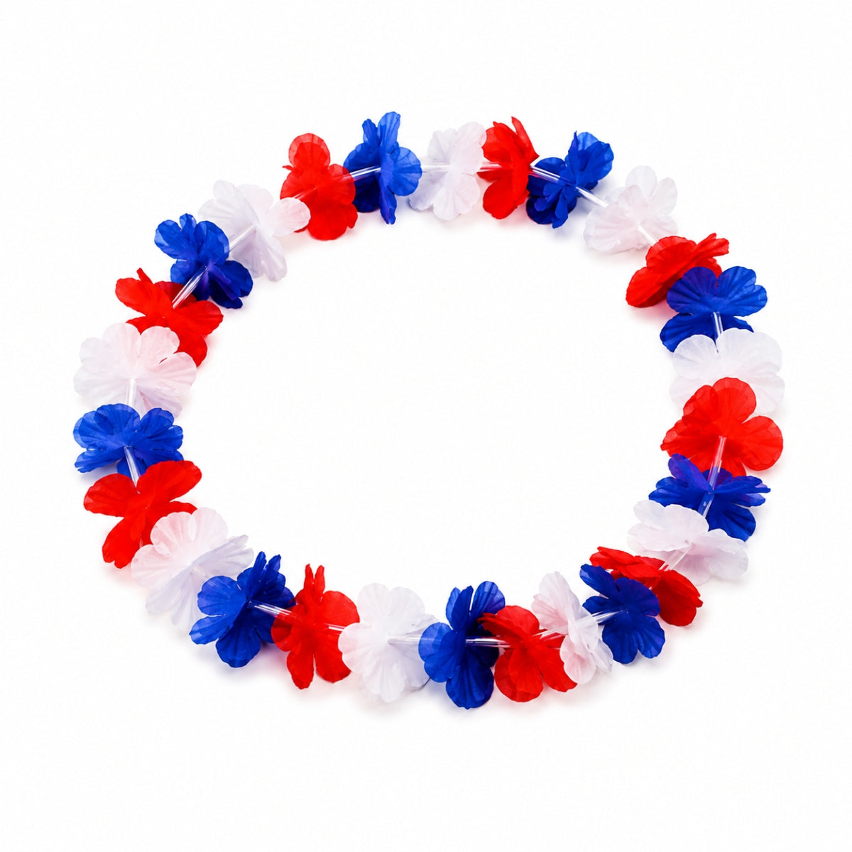 Collar Hawaiano Fiestas Patrias Tricolor - Louicid