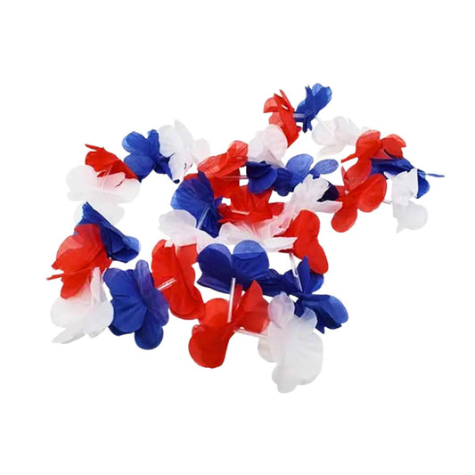 Collar Hawaiano Fiestas Patrias Tricolor - Louicid