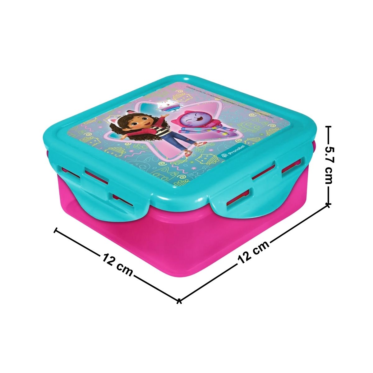 Contenedor Hermético La Casa de Gabby 500ml Medidas - Louicid