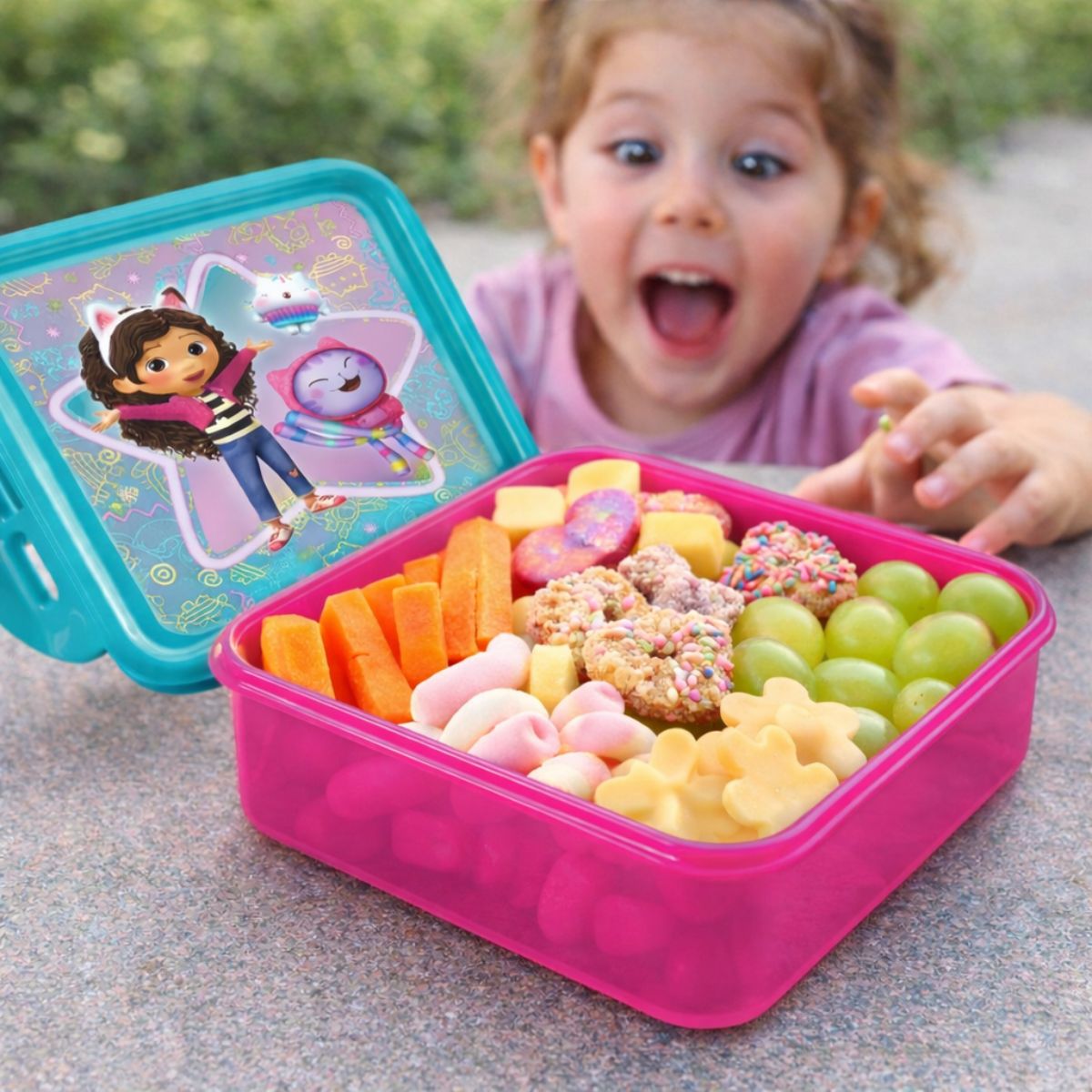 Contenedor Hermético La Casa de Gabby 500ml Para niñas - Louicid