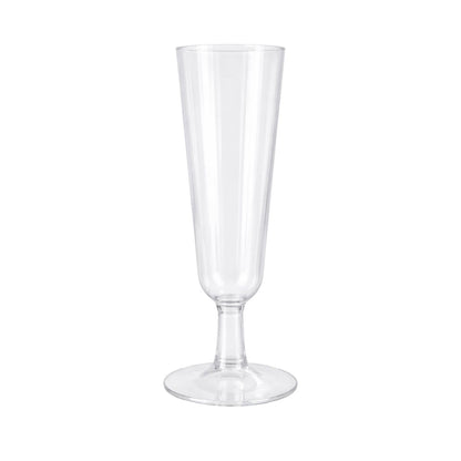 Copa Champagne Plástico Transparente 150ml - Louicid