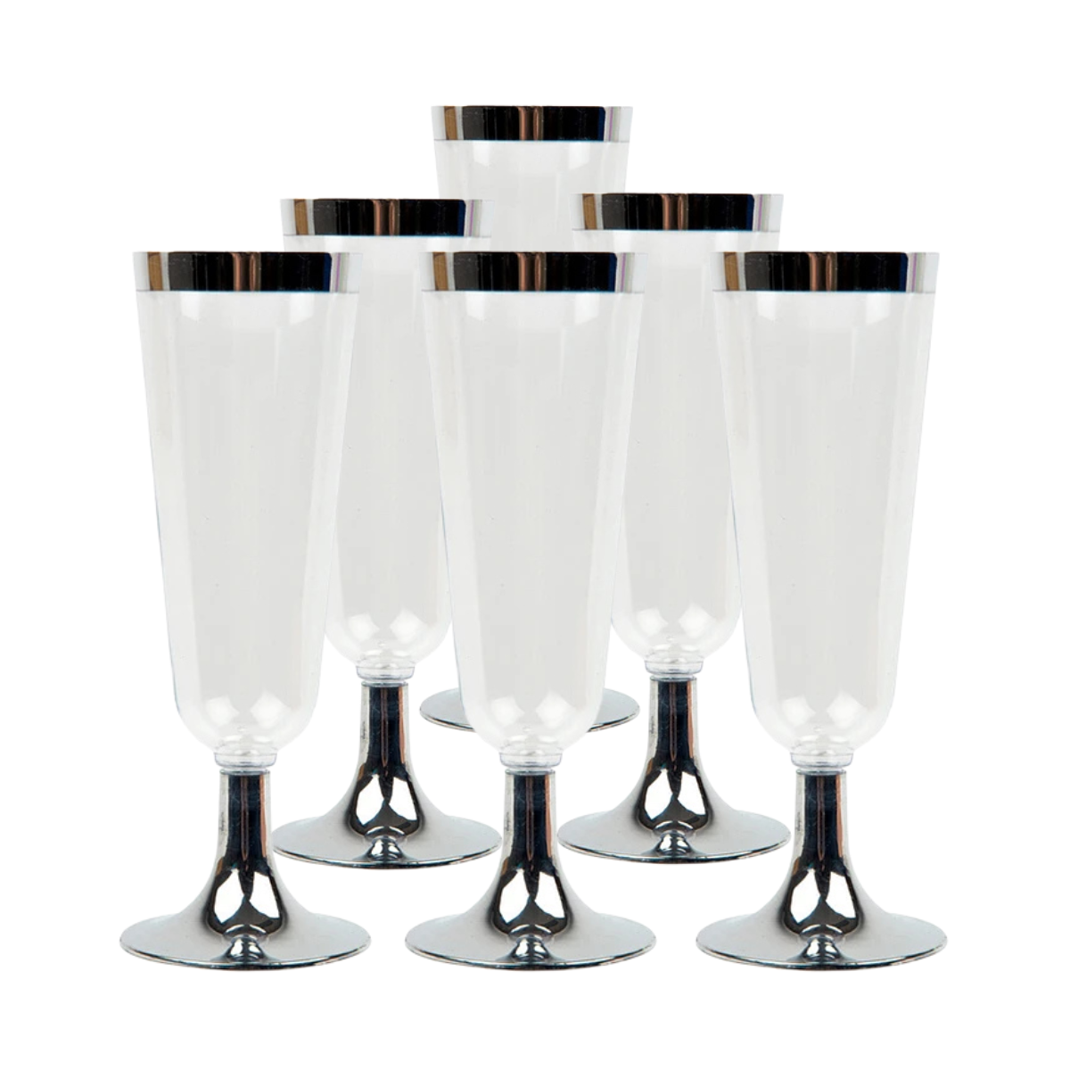 Copa De Champagne Plástico 150ml 6pzas - Louicid