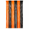 Cortina Halloween Negro Naranjo 2 Metros - Louicid