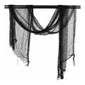 Cortina Malla Negra Halloween 76x198cm - Louicid