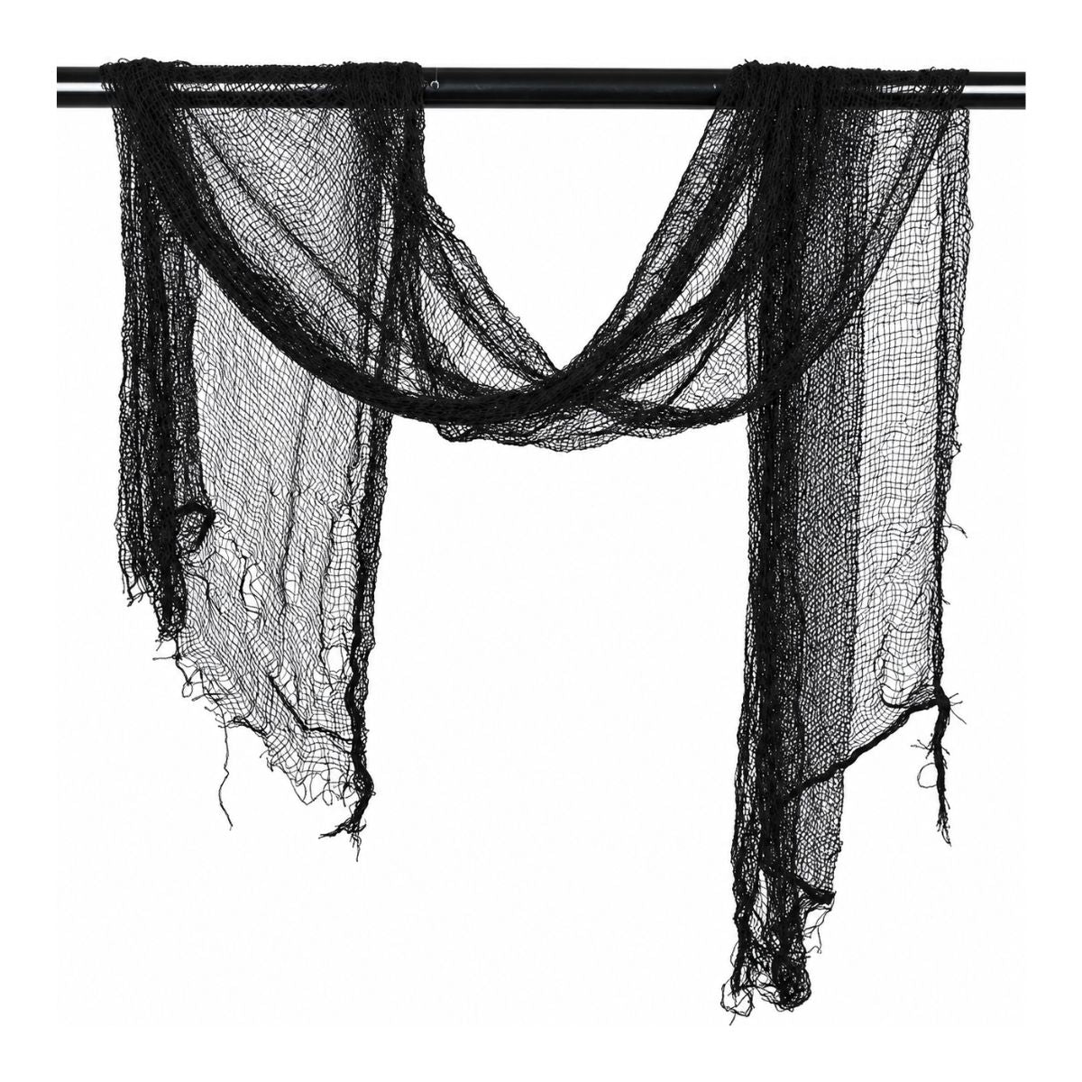 Cortina Malla Negra Halloween 76x198cm - Louicid