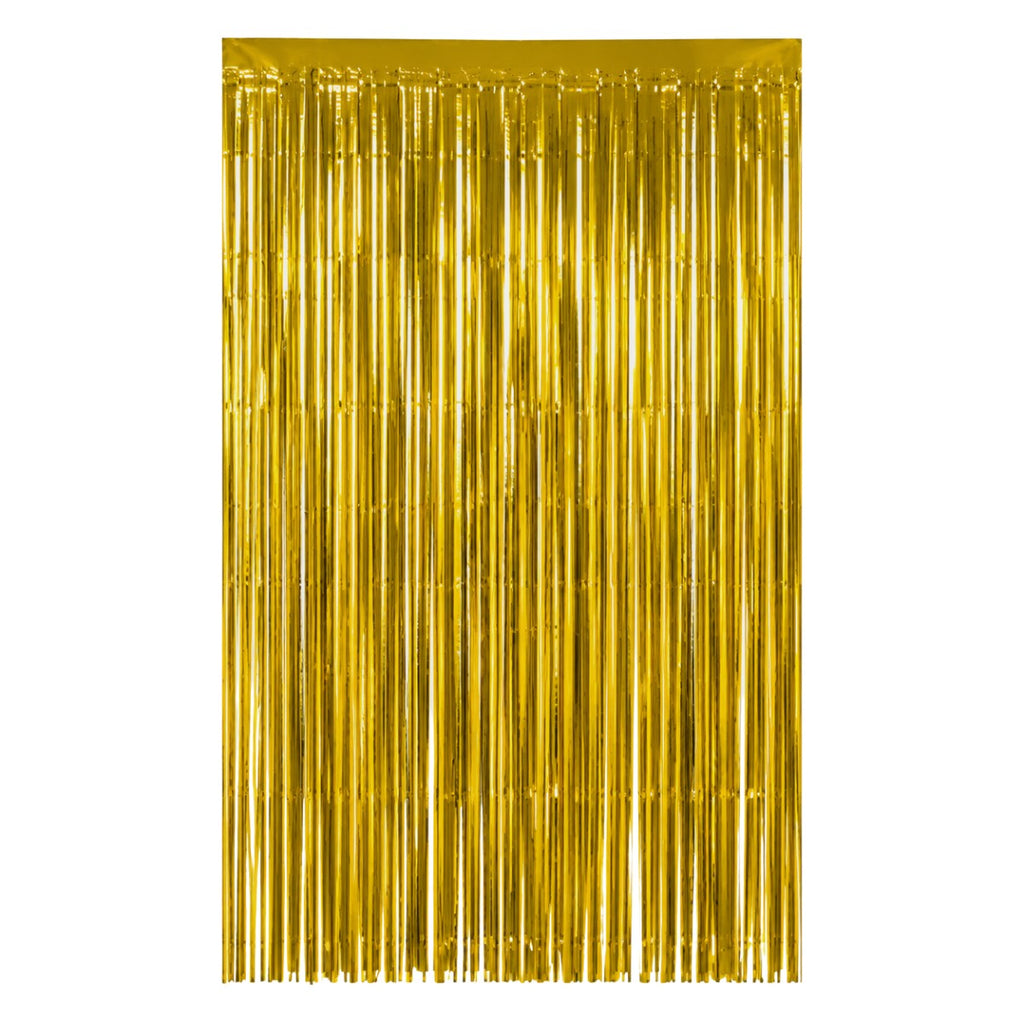 Cortina Metalizada Dorada 240x100cm - Louicid