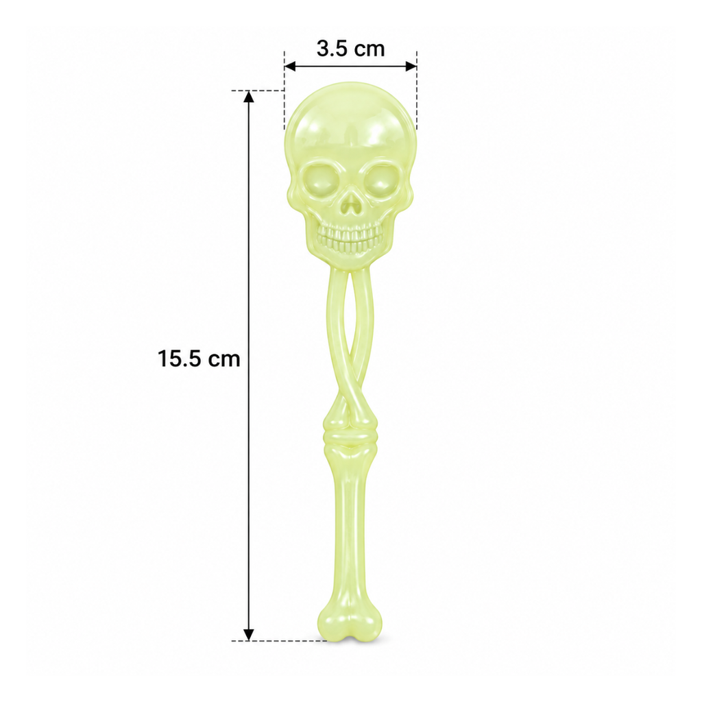 Cucharas Calavera Halloween 6 Piezas Medidas - Louicid