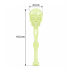 Cucharas Calavera Halloween 6 Piezas Medidas - Louicid