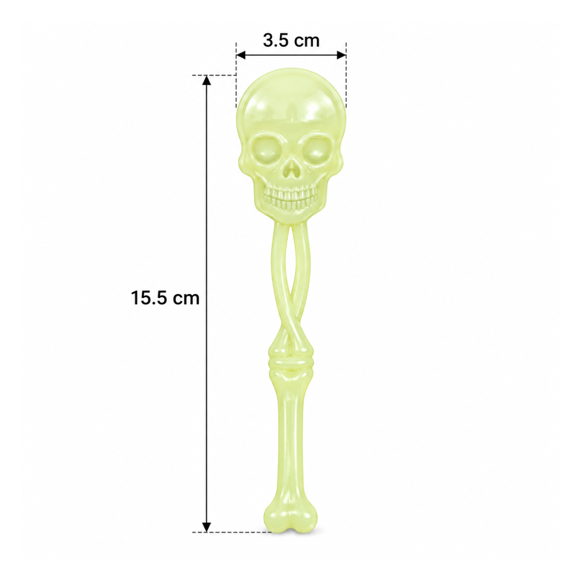Cucharas Calavera Halloween 6 Piezas Medidas - Louicid