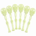 Cucharas Calavera Halloween 6 Piezas - Louicid