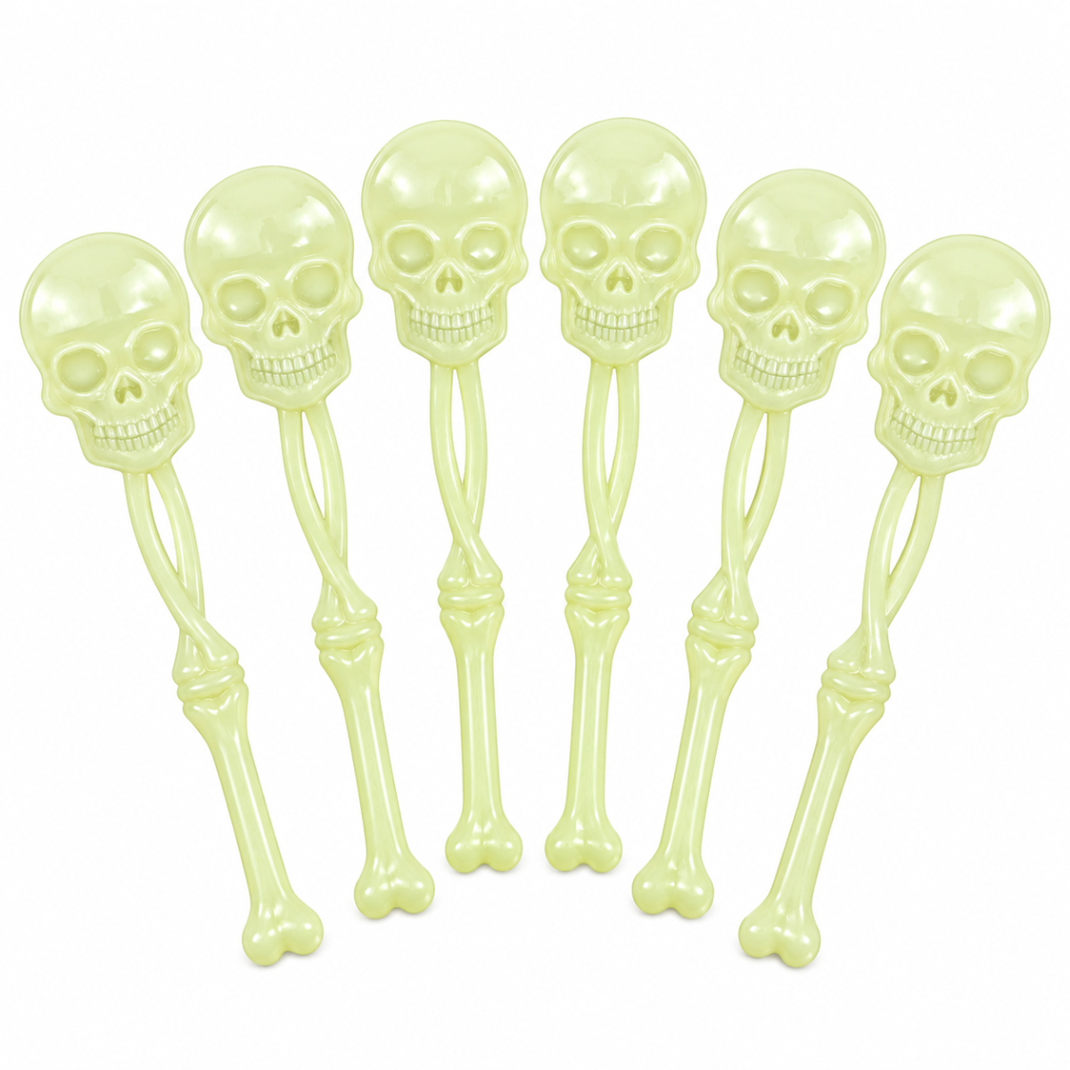 Cucharas Calavera Halloween 6 Piezas - Louicid