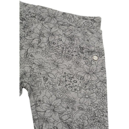 Calza Niña Estampada Floreal Gris Pillin - Louicid