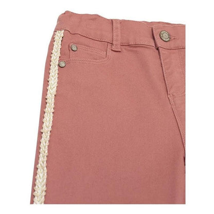Jeans De Niña Con Adorno Lateral Trenzado Pierina - Louicid