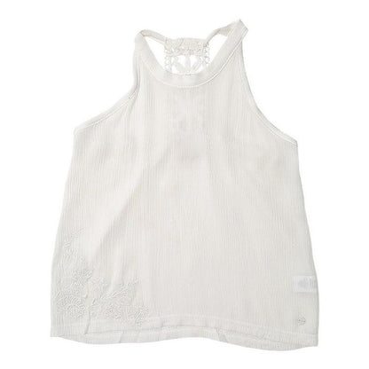 Polera De Niña Sin Manga Con Cinta De Encaje - Louicid