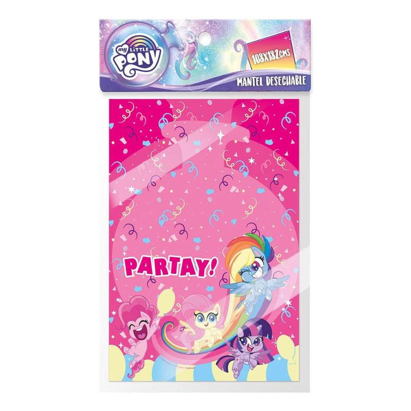 Mantel Desechable My Little Pony 108x182cm Para Cumpleaños - Louicid