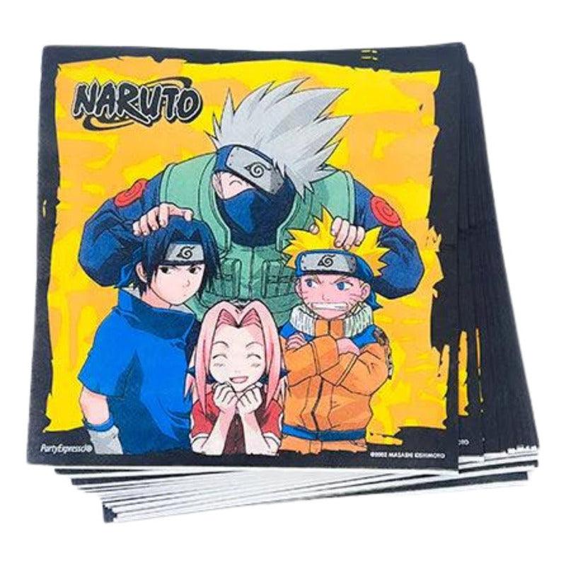 Servilletas Naruto 12pcs Decoración Para Cumpleaños - Louicid